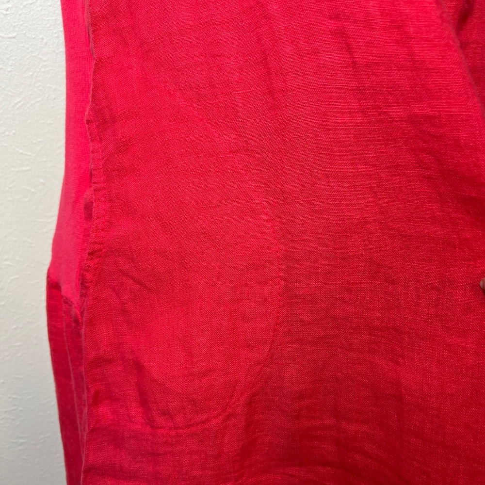 Lina Tomei linen dress NWT size M - Picture 5 of 6
